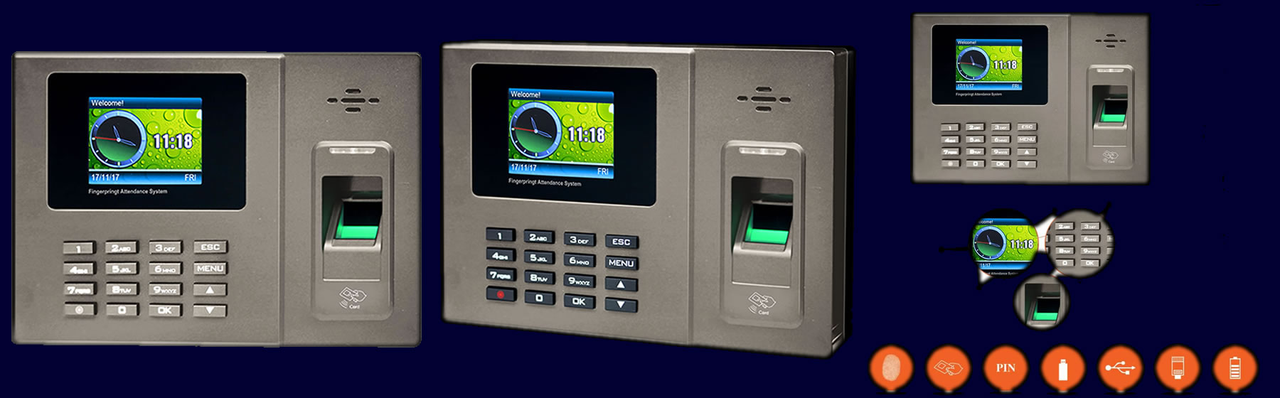 TM50 Fingerprint reader access control